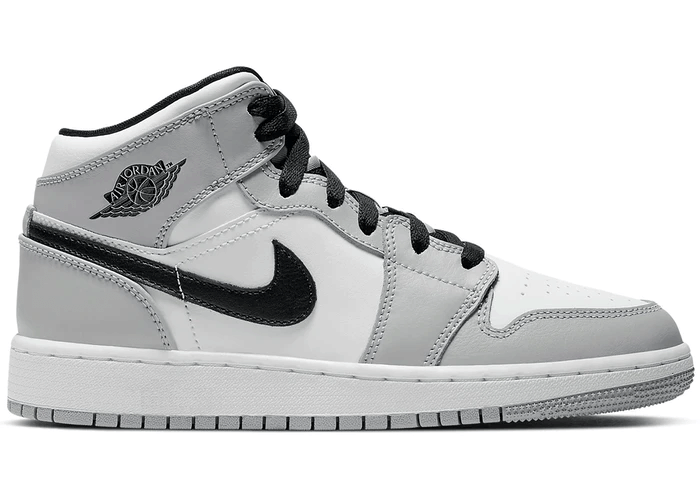 Jordan 1 Mid Light Smoke Grey Men’s Size 7 – 12 US – KelvinGift Store ...