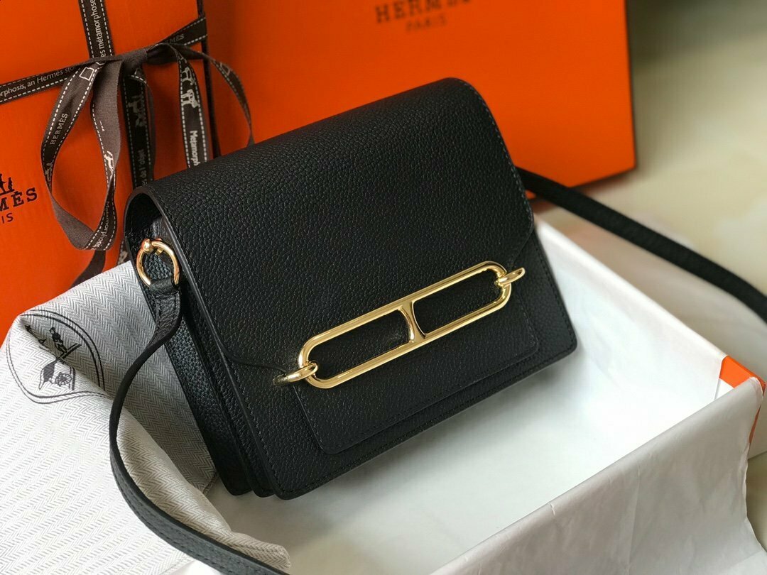 Hermes Crossbody Bag 19cm Black - KelvinGift Store - Kelvingift