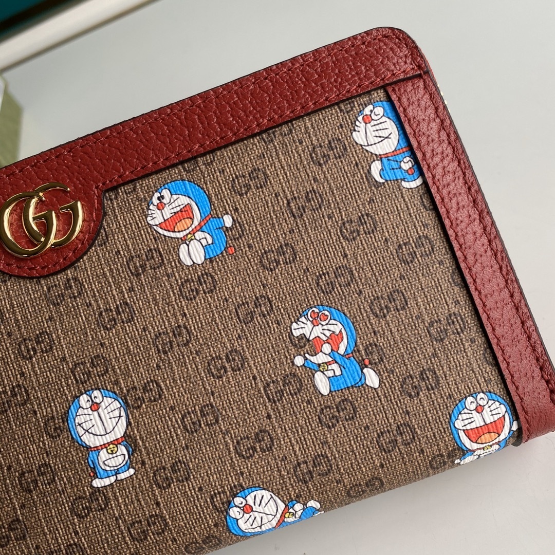 Doraemon x Gucci Zip Around Wallet 19cm KelvinGift Store Kelvingift