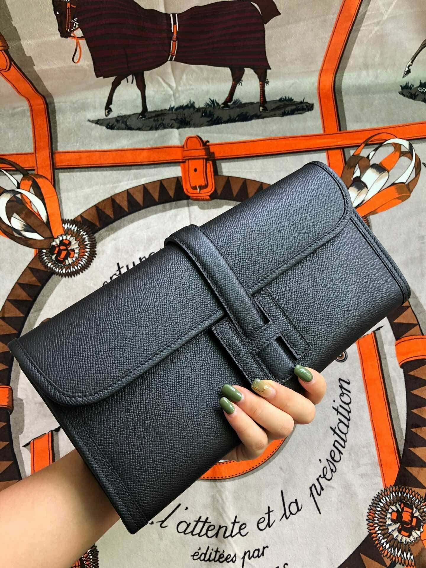 Hermes Jige Swift Black KelvinGift Store Kelvingift