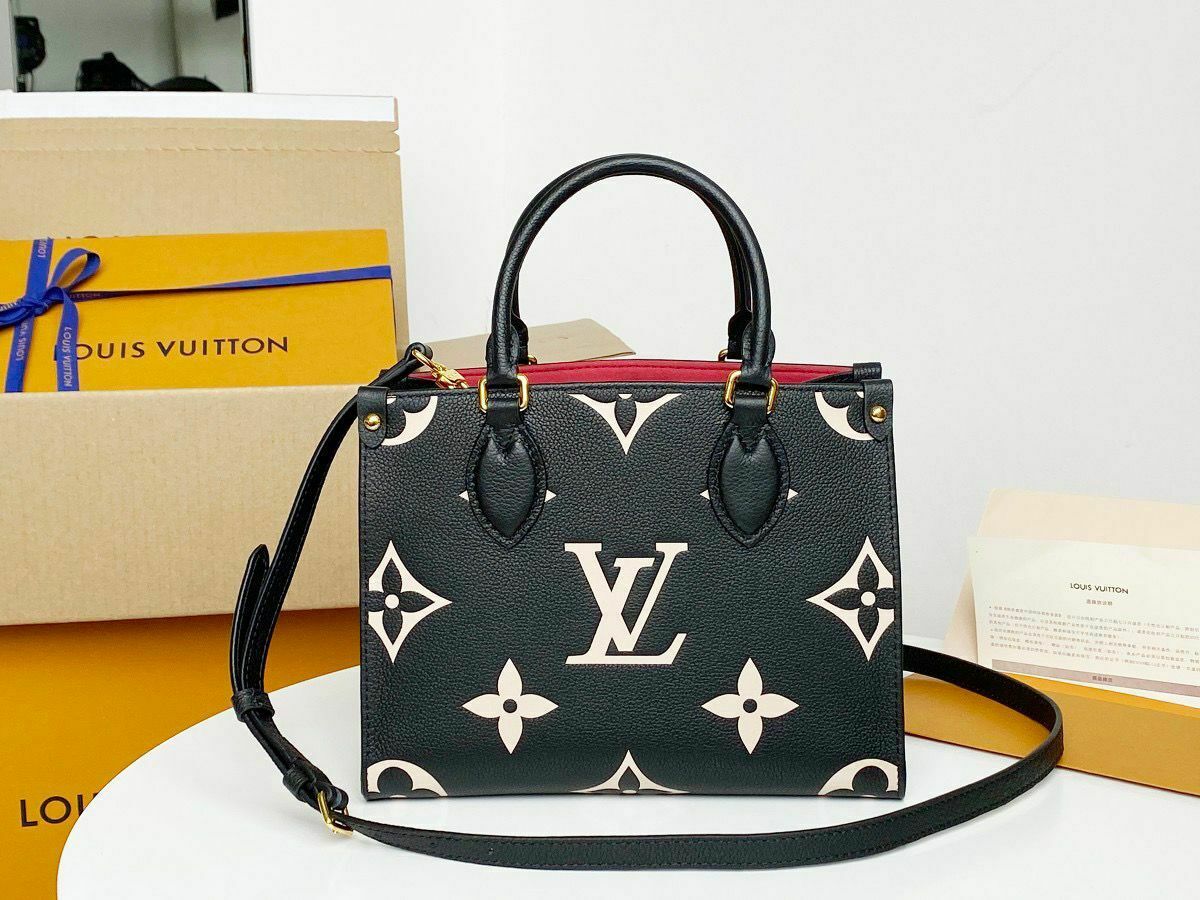 Louis Vuitton Onthego PM Tote Bag M45659 25cm Black – KelvinGift Store ...