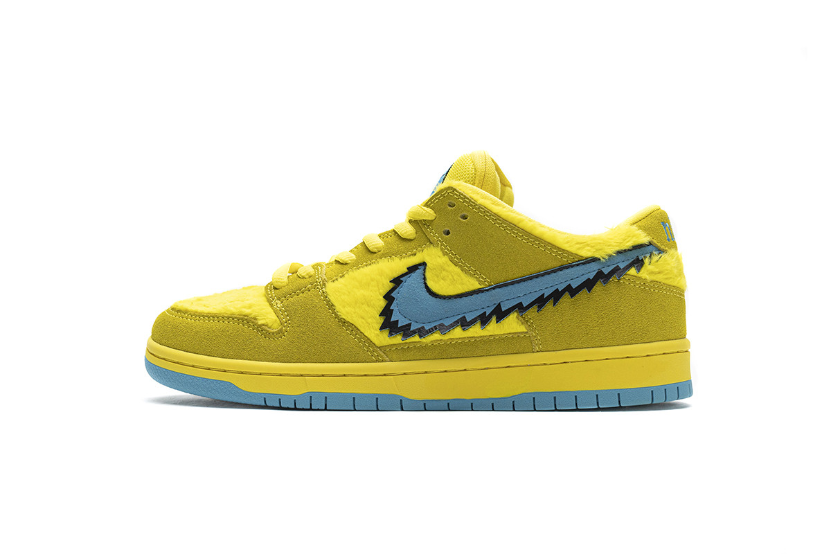 Nike SB Dunk Low Grateful Dead Bears Opti Yellow - Kelvingift