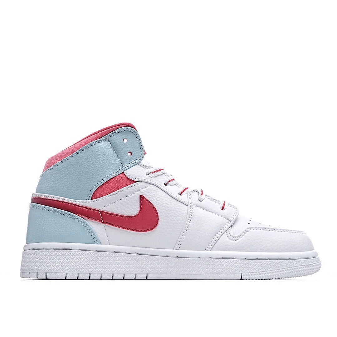 jordan 1 pink white and blue