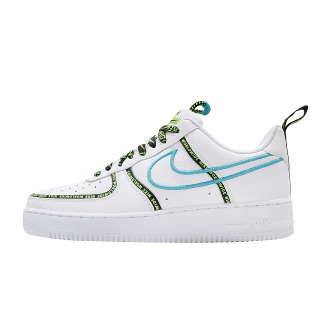 nike air force 1 high gradient white blue fury ember glow