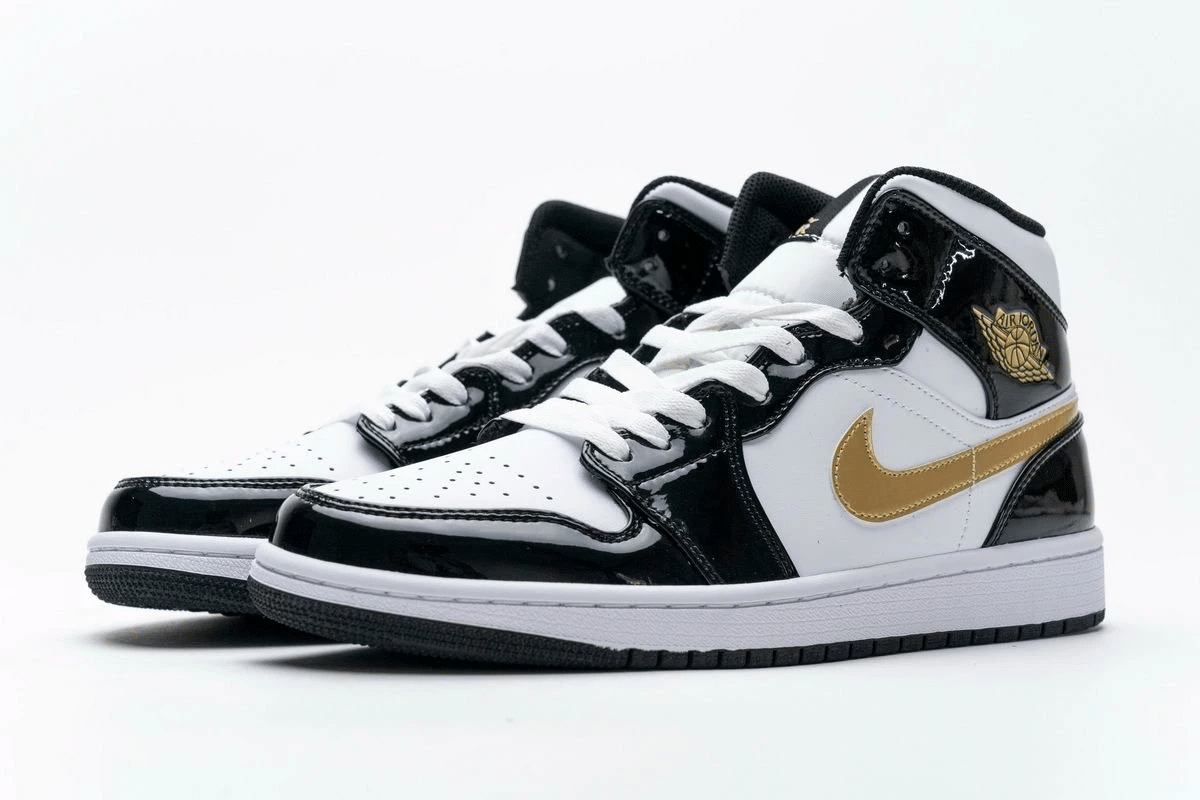 aj1 patent leather gold