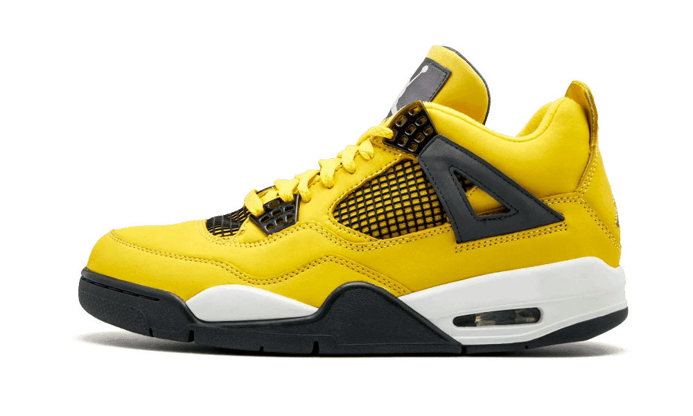 Air Jordan 4 Lightning Yellow Shoes Kelvingift