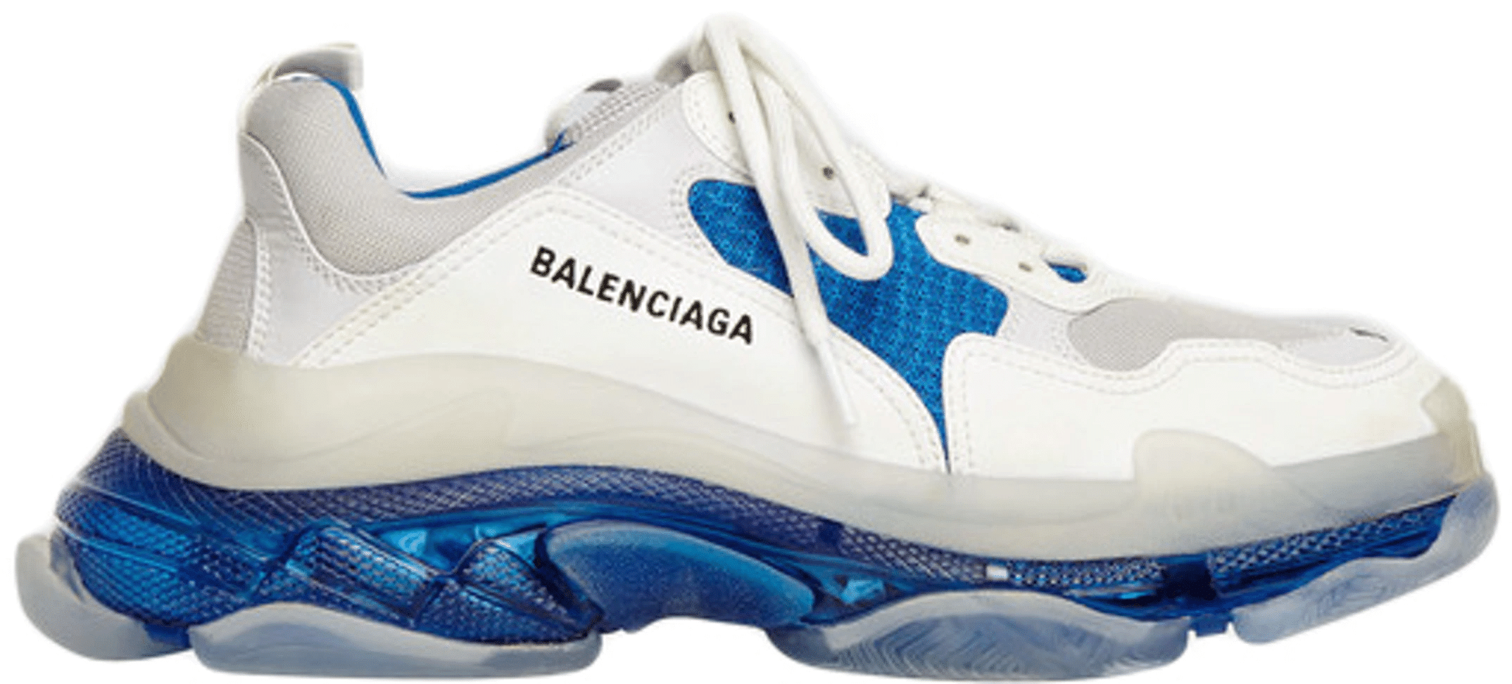 Balenciaga Triple S Clear Sole Blue (W) Shoes - Kelvingift