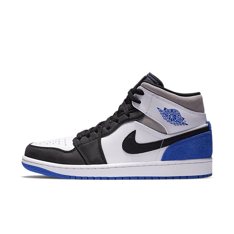 air jordan 1 mid black white royal