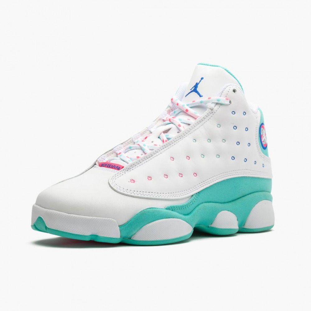 Air Jordan 13 Retro Aurora Green Womens Basketball Shoes
