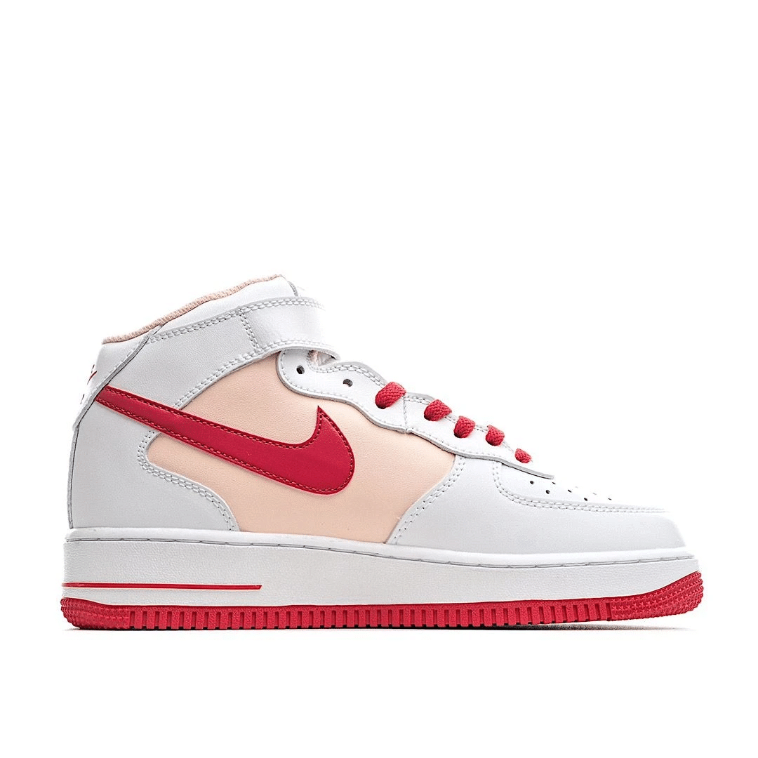 Air Force 1 Mid Red Shoes - Kelvingift