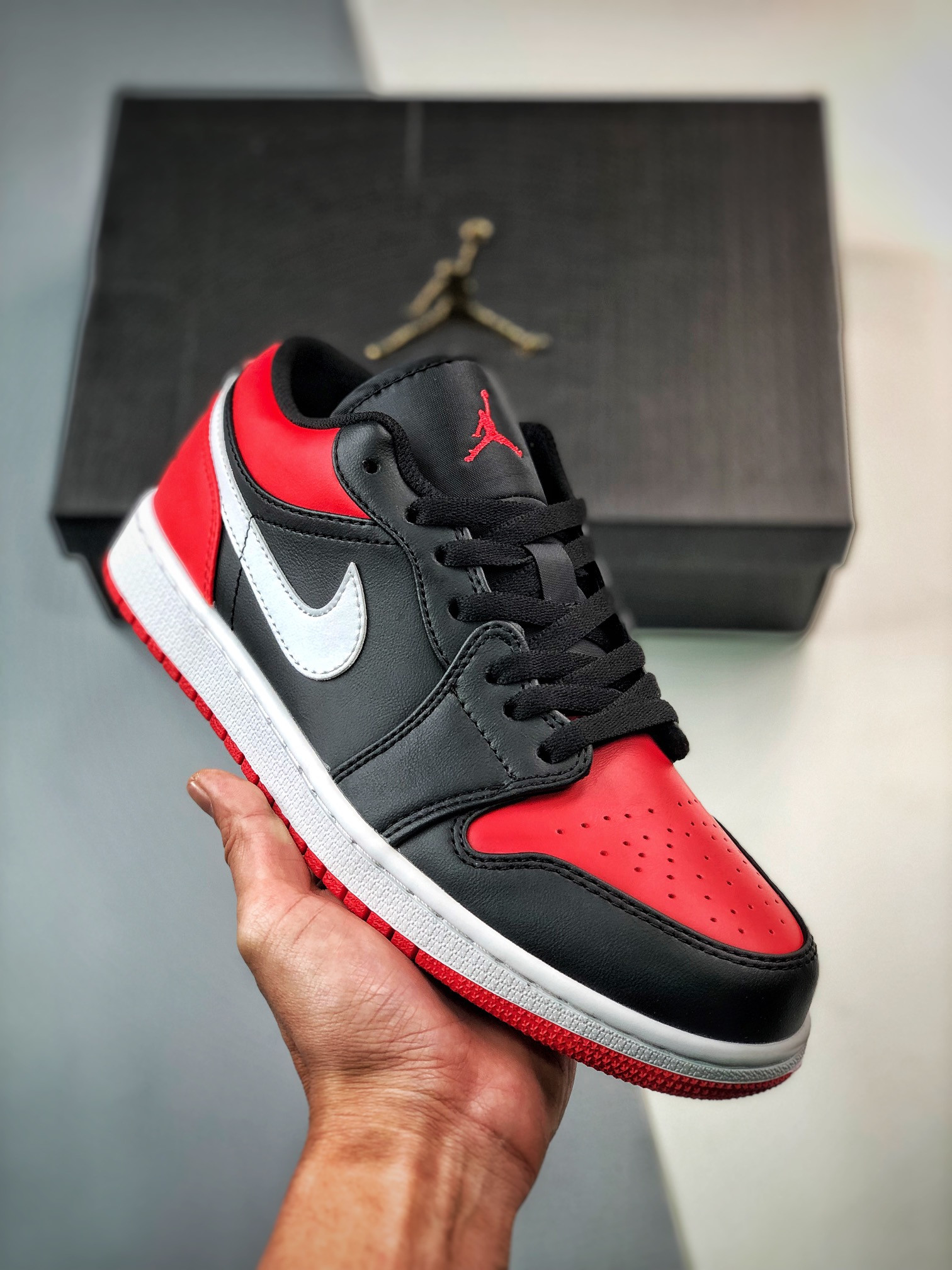 Air Jordan 1 Low Alternate Bred Toe 553558066 Kelvingift