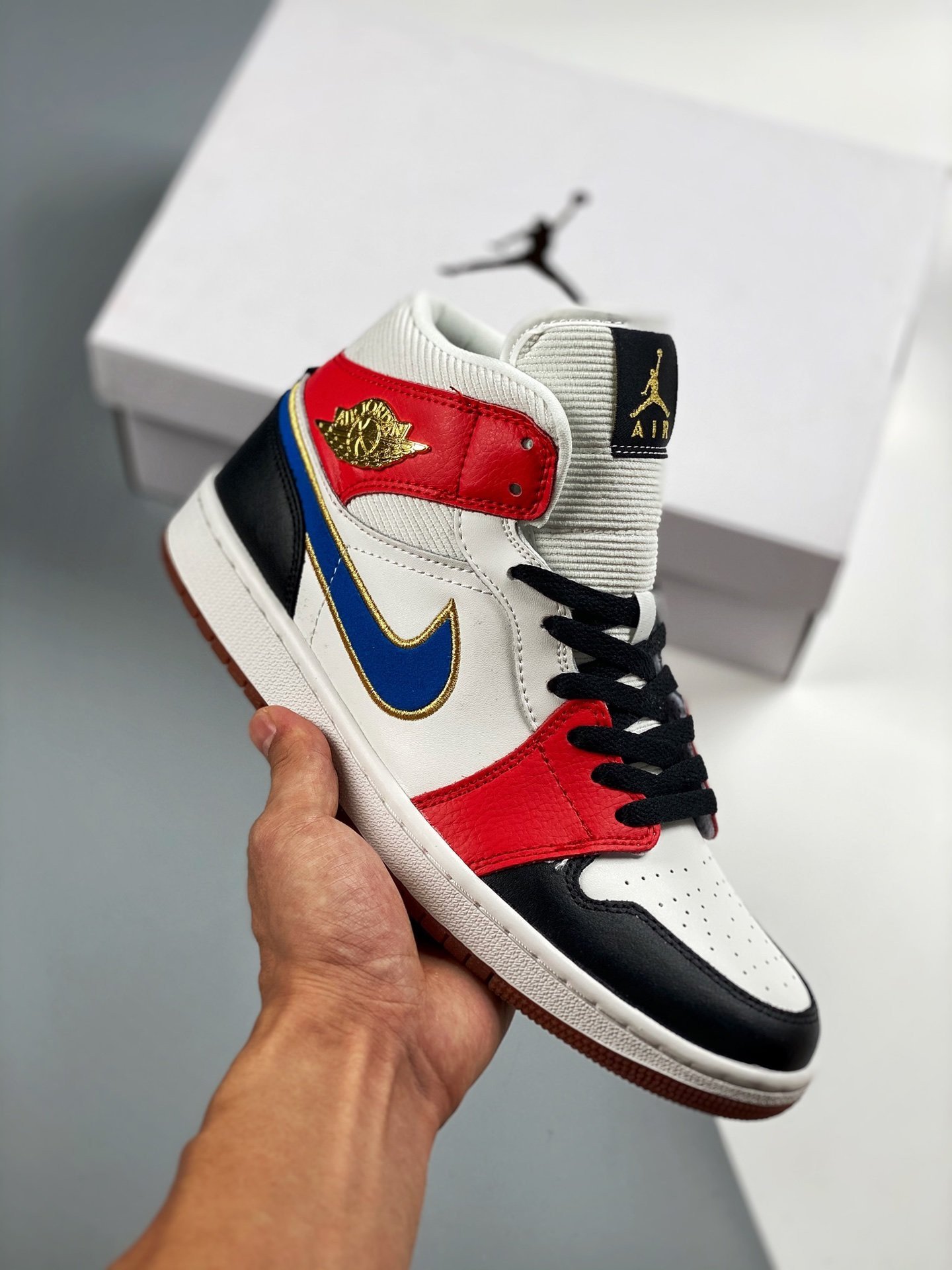 jordan 1 red blue green