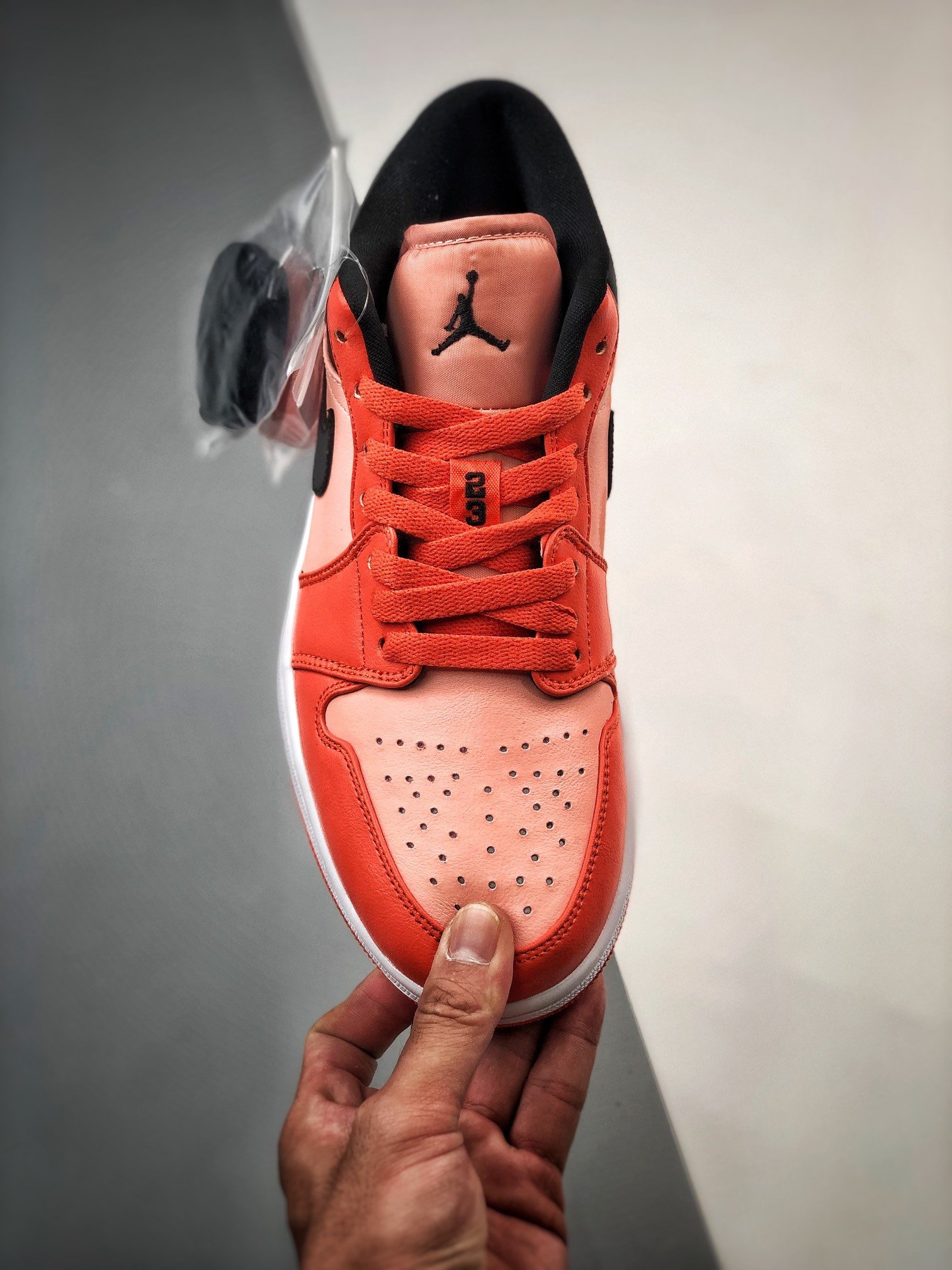 air jordan 1 low orange black