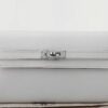 Hermes Epsom Original Calfskin Kelly Long Wallet White
