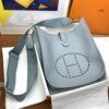 Hermes Evelyne III 29 Bag Grey With Silver-Toned Hardware For Women, Women's Shoulder And Crossbody Bags 11.4in/29cm H056277CK18